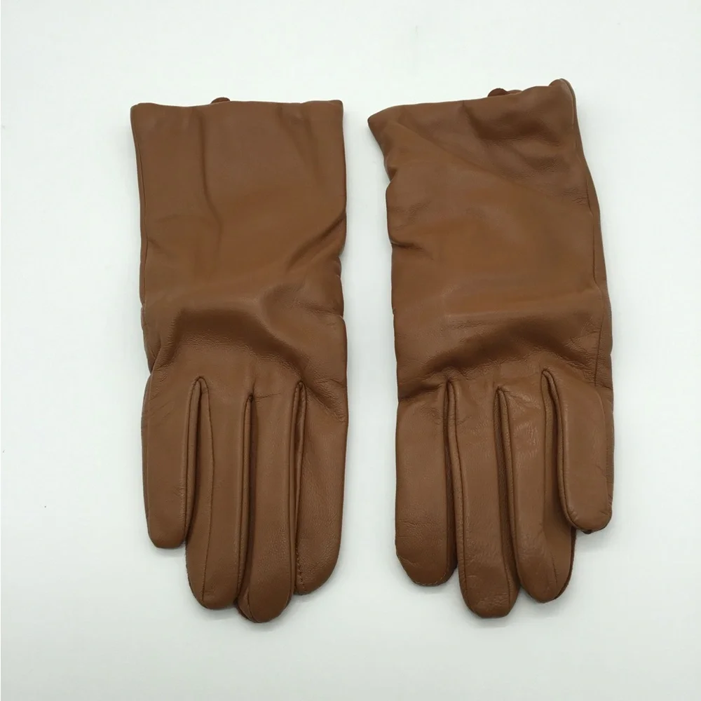 L.L. Bean Women’s Wool Lined Leather Gloves Large